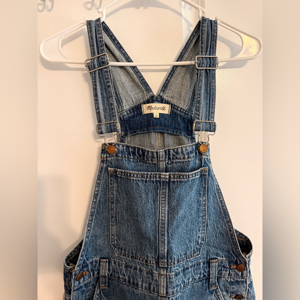 Madewell Straight Leg Overalls - Picture 2 of 4